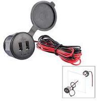 POPL USB-PM Dual USB 12V Plug Two Way Radio Antennas