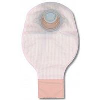 SUR-FIT Natura® Two-Piece Drainable Pouch with Filter-Color Code Red Flange 2 1/4" - Box of 20