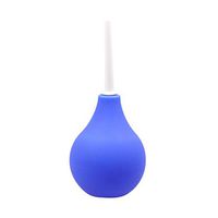 Amosfun Enema Bulb Clean Anal Silicone Douche Straight Soft Tip Vaginal Douche for Men Women Health 160ML (Blue)