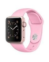 Apple Watch Series 1 Smartwatch 42mm Gold Aluminum Case, Cocoa Sport Band (Newest Model) (Renewed)