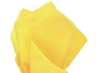 Cakesupplyshop Packaged 100 Ct Bulk Tissue Paper Bright Yellow Gift Wrap Pom Pom Tissue Paper 100sheets
