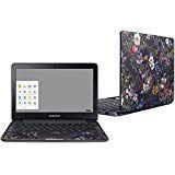 Mightyskins Skin Compatible with Samsung Chromebook 3 11.6" - Midnight Blossom | Protective, Durable, and Unique Vinyl Decal Wrap Cover | Easy to Apply, Remove, and Change Styles | Made in The USA