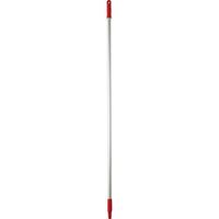 Vikan 29594 59" Aluminum Handle with Threaded Tip, 63/64" Diameter, Red