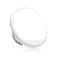 Gladle Portable Light Therapy Lamp, UV-Free 10000 Lux Bright LED Sun Lamp with Timer, Ultra-Thin USB C Happy Energy Light with 3 Brightness Levels, Touch Control, Foldable Stand, Storage Bag