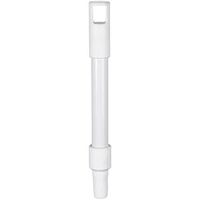 Remco 6012DRN 12" Fiberglass Handle with Threaded Tip, 1-1/2" Diameter, White