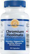 Chromium Picolinate 500mcg (90c) Picolinate Brand: Natures Harmony - Canadian