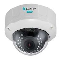 Everfocus EHD930 720P Analog Had Day/Night Outdoor Ir Vandal Dome Camera, 1.37 Megapixel, Cmos Sensor, 2.8-12 mm DC Iris with Icr Lens, 12VDC/24VAC