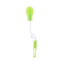 CHUNKUNA Long Bottle Brush Cleaner for Washing Wine, Beer, Decanter, Baby Bottle, Thermos, Glass Jugs and Sport Bottles (Green01)
