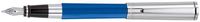 Aurora Tu Blue w/ Chrome Cap Fine Point Fountain Pen - AU-T11-CBF