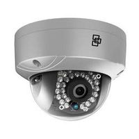INTERLOGIX TVD-5306 TruVision IP VF Lens Dome Camera, 4MPx, 2.8 12mm Motorized, True D/N, WDR, 30M IR, Audio, Alarm, Micro SD/SDHC/SDXC Slot, IP67, IK10, PoE (802.3-af)/12VDC