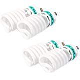 Cowboy Studio 4 x 105/5000 Set of Four 105W, 5500K Fluorescent Daylight Balanced Light Bulb (Black)