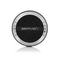 BRAVEN Mira Portable Wireless Bluetooth Speaker [10 Hour Playtime][Waterproof] Built-in 1200 mAh Power Bank Charger - Black