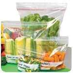 BAG, FOOD STORAGE 1 QUART 7X8 UTILITY RESEALABLE CLEAR PLASTIC ZIPLOCK