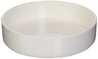 Sammons Preston High-Sided Dish, White, Durable Melamine Plastic Plate has 7.75" Diameter & 1.75" High Sides, Can Serve as Bowl or Scooping Aid, Independent Eating Tool for the Elderly, & Disabled