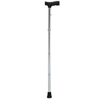 Folding Walking Cane, Silver