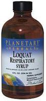 Loquat Respiratory Syrup Planetary Herbals 8 oz Liquid