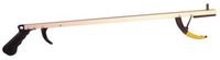 Aluminum Reacher - 26" Light weight anodized aluminum arm. Plastic handle and jaw.