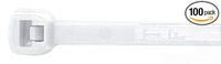 14.5" Natural 6/6 Nylon Wire Ties 100 Pack, Catamount # L-14-50-9-C