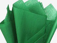 Festive Holiday Green Tissue Paper 15 Inch x 20 Inch - 100 Sheets