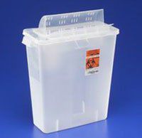 PT# 85221R PT# # 85221R- Container Sharps In-Room Transparent Red 3gal 10/Ca by, Kendall Company