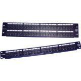 Hellermann Tyton PP110C5E12 Category 5e Universal 12 Port Patch Panel, 1U, Black
