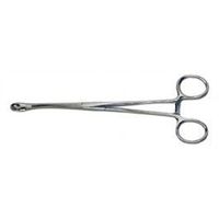 Grafco 2730 Ballenger Sponge Forceps, Serrated - Curved, 7'
