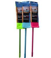 Floor Dust Mop Flat with Handle Assorted Colors, Case of 12