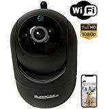 [Purpose] 1080p Wi-Fi Camera - 2-Way Audio - Pan Tilt Zoom Smart IP Home Motion Tracking Detection - Indoor Baby Pet Home Office Surveillance w/Night Vision - 360 Degree Cam - Free iOS Android APP