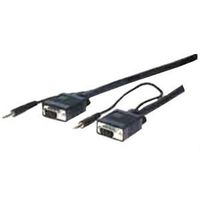 Comprehensive Cable VGA15P-P-3HR/A VGA W/AUDIO HD15 M/M CBLE 3FT 26AWG PRO AV/IT-LIFETIME WARRANTY