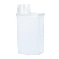 HMANE 2Kg Rice Cereal Storage Box Food Can Container Plastic Fresh Grain Dry Food Storage Container for Kitchen Snacks Pasta or Pet Food