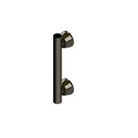 Invisia Linear Bar - 12" Straight Grab Bar: Oil Rubbed Bronze