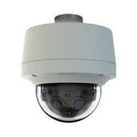 Panoramic Camera - Dome - Outdoor - Vandal-Proof - Color (Day&Night) - 4 x 3,000,000 Pixels - 2048 x 1536 - Fixed Focal - Audio - GbE - MJPEG, H.264 - PoE Plus
