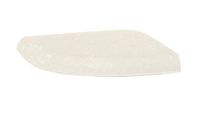 Swanstone ES20000.059 Solid Surface Corner 2-pieces Shower Soap Dish, 4.75-in L X 4.75-in H X 1-in H, Tahiti Ivory