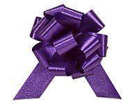 Pull Bows - 10 Purple pull bows - great for pew bows, cars and gift wrapping