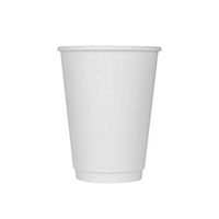 Karat C-KIC512W 12 oz Insulated Paper Hot Cup (90mm Diameter), White (Case of 500)