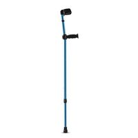 Underarm Walker Crutches Aluminum Folding Blue Telescopic Adjustment Elbow Slip Non-Slip Elderly Support Light MUMUJIN