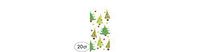 Christmas Tree Multicolored Plastic Party Bags, 20 Ct. | Supply