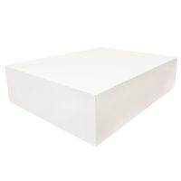 Set of 2 Supersize White Deep Gift Box, 22x16x5.5 inch