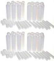 mEssentials Essential Oil Inhaler Sticks (24 Pack) - Blank Nasal Wicks for Aromatherapy On The Go - Compact, Lightweight, Easy to Use - Tight Seal Close - Made in USA, Medical Grade Plastic