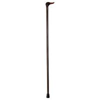 Walking Cane - Unisex translucent duck handle with brass plate band set on a 7/8" tapered hardwood shaft, 36" long w/rubber tip. Available in four colors. Also available in ladies 3/4" diameter shaft in brown only.
