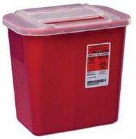 Sharps Container, Sharps-A-Gator 10-1/4 H X 7 D X 10-1/2 W Inch 2 Gallon Red Sliding Lid, 31142222 - Case of 20
