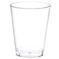 " OCCASIONS" 200 pcs Wedding Party Disposable Plastic tumblers Cups (10 oz, Clear)