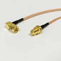 RF SMA Male Right Angle Switch RP SMA Female Jack Pigtail Cable RG316 High Quality Ships Quickly From USA