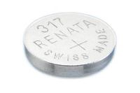 Renata Size 317 Watch Batteries, 5 Pack