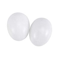 Healifty 6pcs Jade Egg Yoni Egg Undrilled Kegel Exercise Balls Love Egg Strengthening Pelvic Floor Muscle Hand Exercise Baoding Balls (White)