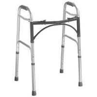 McKesson Aluminum 32 to 39" H Folding Walker Up to 350 lbs