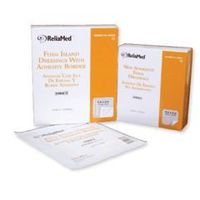 RELIAMED 6X6 FOAM DRESSING W/FILM BACKING,10/BOX
