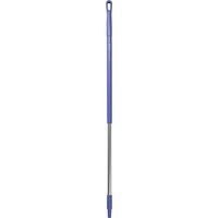 Vikan 29358 Aluminum Handle with Threaded Tip, 1-7/32" Diameter, 51", Purple