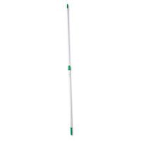 Unger EZ250 OptiLoc Aluminum 2-Sections Telescopic Extension Pole with ErgoTec Locking Cone, 8' Length (Case of 10)
