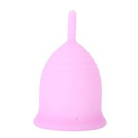 Menstrual Cup, 3 Colors Comfortable Silicone Period Cup Economical Feminine Alternative Protection for Cloth Sanitary Napkins for Menstruation (S-紫色)